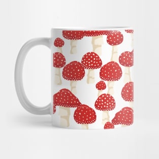 Fly Agaric Red Mushrooms Mug